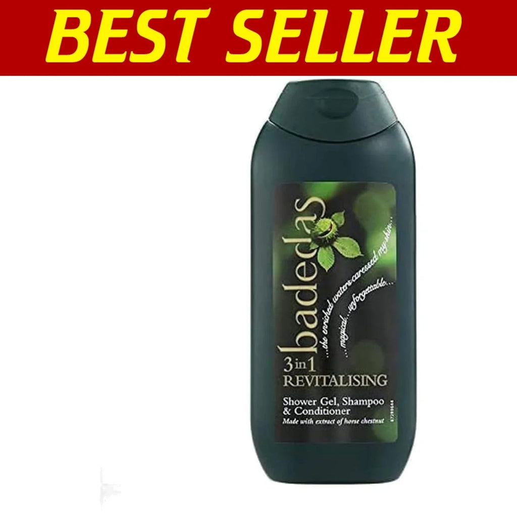 Travel-Friendly 3-in-1 Shower Gel, Shampoo & Conditioner Set - 6 x 200ml Bottles